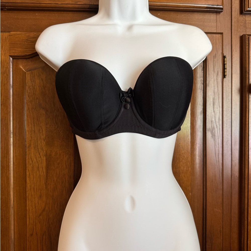 Curvy Kate Black Strapless Bra, 30DDD